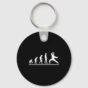 Karate Evolution Karate Chop Men Funny Karateka  Key Ring