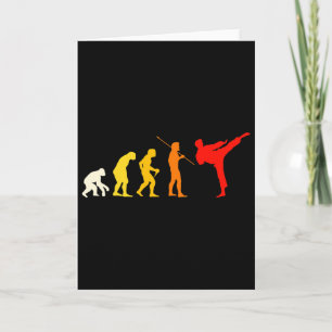 Karate Evolution Kung Fu Shotokan Gift Martial Art Card
