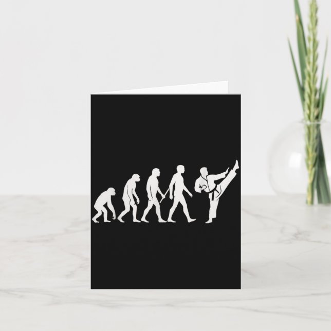 Karate Evolution MMA Kickboxing Muay Thai Martial Card (Front)