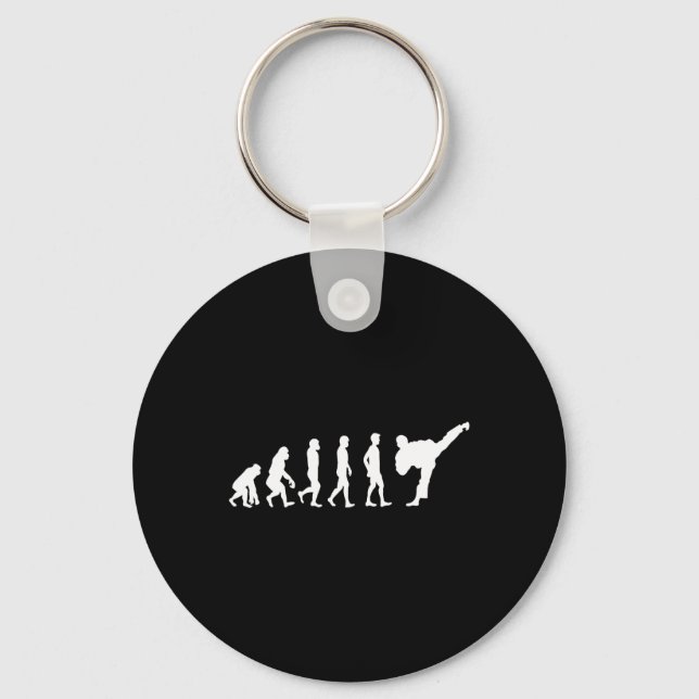 Karate Evolution Perfect Gift Judo Martial Arts Ka Key Ring (Front)