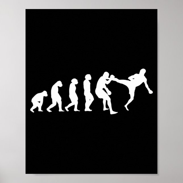 Karate Evolution Taekwondo Ju-Jutsu Kung-Fu Karate Poster (Front)