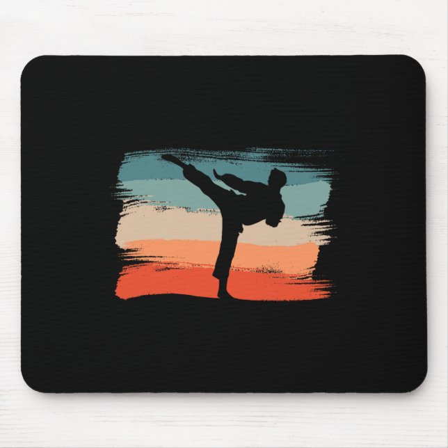 Karate Fan Article Martial Arts Accessories Traini Mouse Pad (Front)