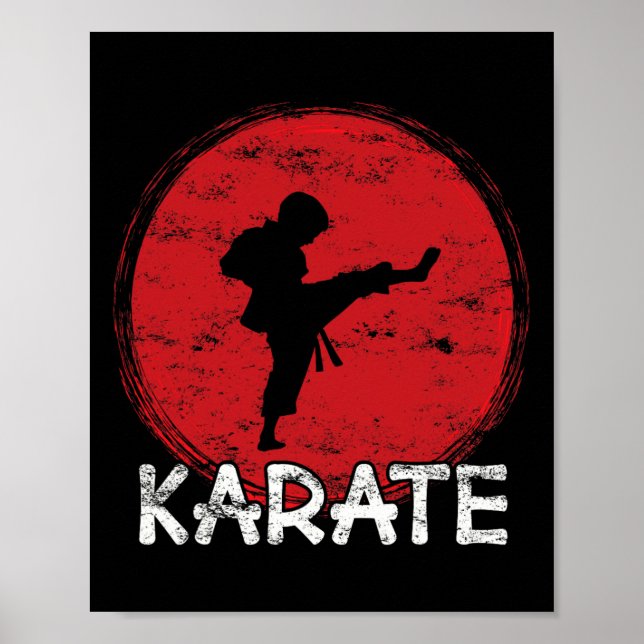 Karate Fighter Boy - Japan - Child Does Karate Kic Poster (Front)