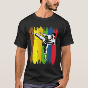 Karate Fighter Colourful Karate T-Shirt