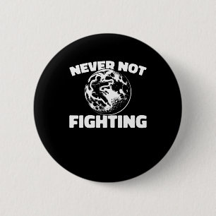 Karate - Fighter Martial Arts Karate  6 Cm Round Badge