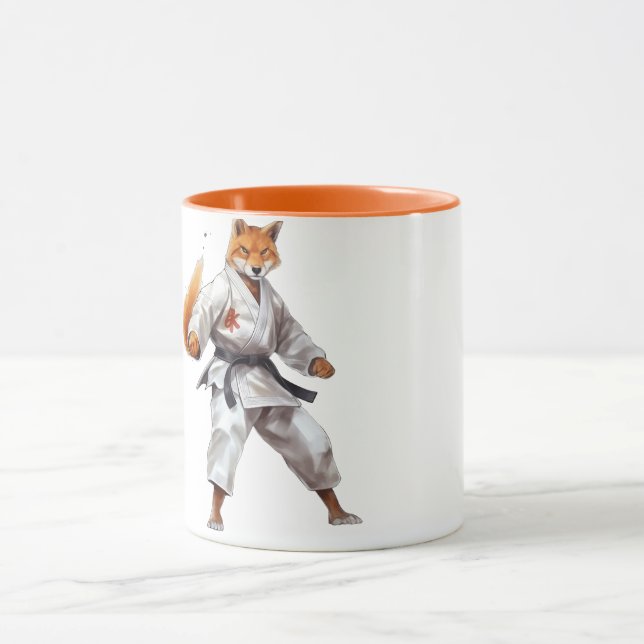 Karate Fox mug (Center)