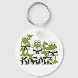Karate Frogs Tshirts and Gifts Key Ring
