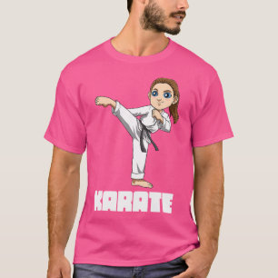 Karate Girl Karate Kid - Cute Kyokushin Fighter T-Shirt