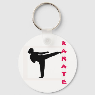 Karate Girl Key Chain