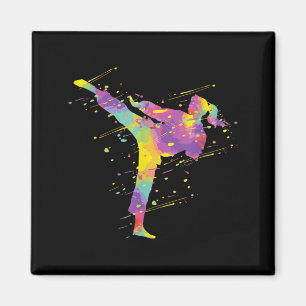 Karate Girl Magnet