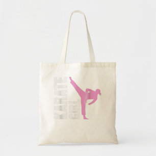 Karate Girl Martial Arts Girls Self Defence Cute Tote Bag