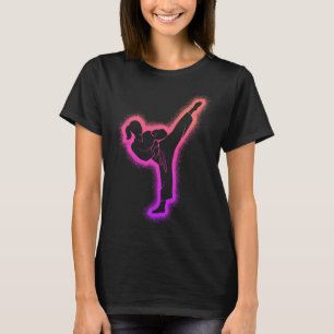 Karate Girl Martial Arts Kids Women Girls Taekwond T-Shirt