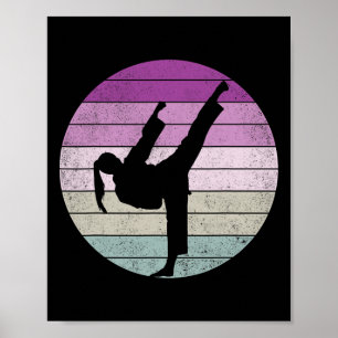 Karate Girl Saying Martial Arts  Poster
