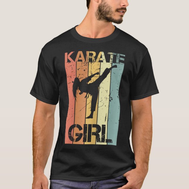 Karate Girl  T-Shirt (Front)
