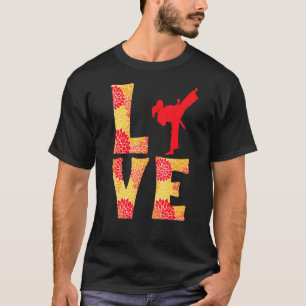Karate Girls And Women Love T-Shirt