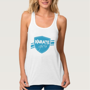 Karate Girls Logo Singlet