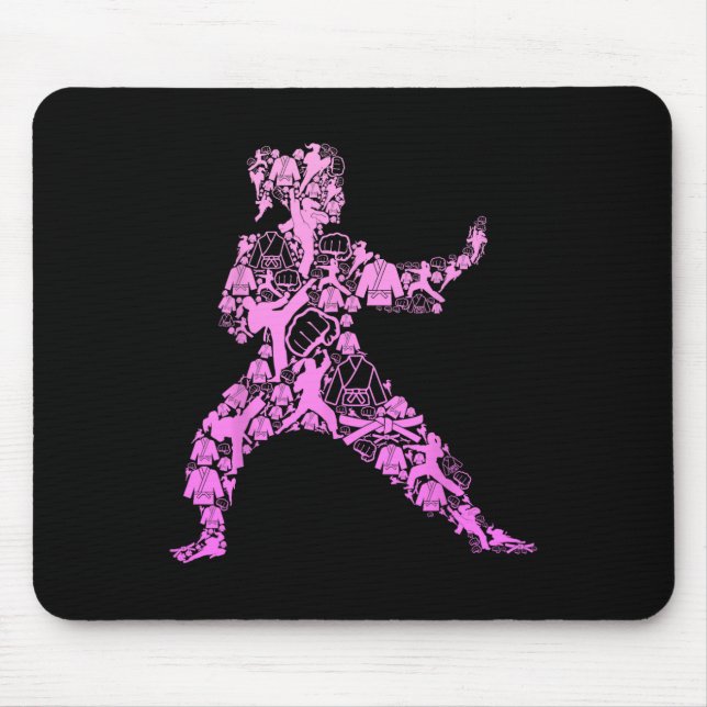 Karate Girls  Mouse Pad (Front)