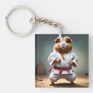 Karate Guinea Pig, Key Ring