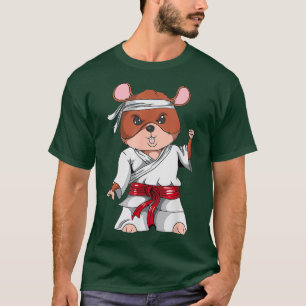 Karate Hamster Kickboxing Martial Art Jiu Jitsu T-Shirt