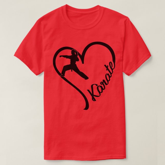 Karate Heart T-Shirt (Design Front)
