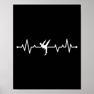 Karate Heartbeat Karate Fighter Karate  Poster