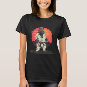 Karate Hippo Animal MMA Taekwondo Martial Arts T-Shirt