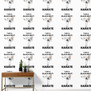 Karate I am A Black Belt Karate Wallpaper