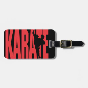 Karate in Red Luggage Tag