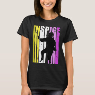 Karate Inspire Cute Colours Inspirational Motivati T-Shirt