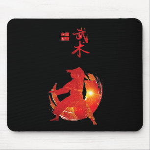 Karate Instructor Karate Students Karate Calligrap Mouse Pad