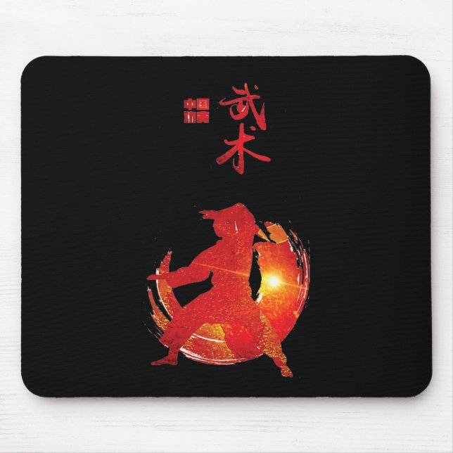 Karate Instructor Karate Students Karate Calligrap Mouse Pad (Front)