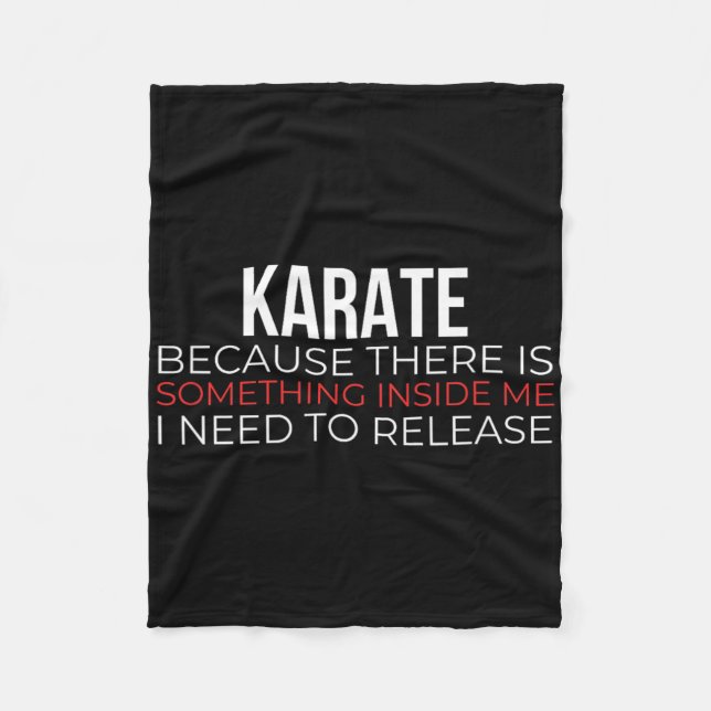 Karate Japanese Martial Arts Shotokan Martial Arti Fleece Blanket (Front)