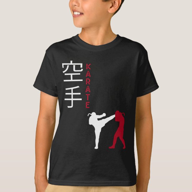 Karate Japanese Martial Arts T-Shirt (Front)