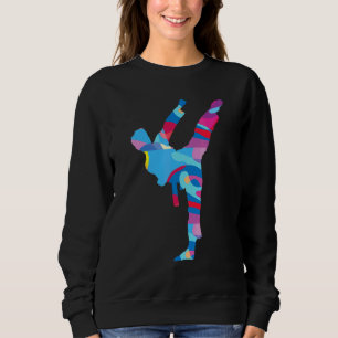 Karate Karate Colourful Graphic Sweatshirt