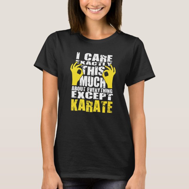 Karate Karate  Design T-Shirt (Front)