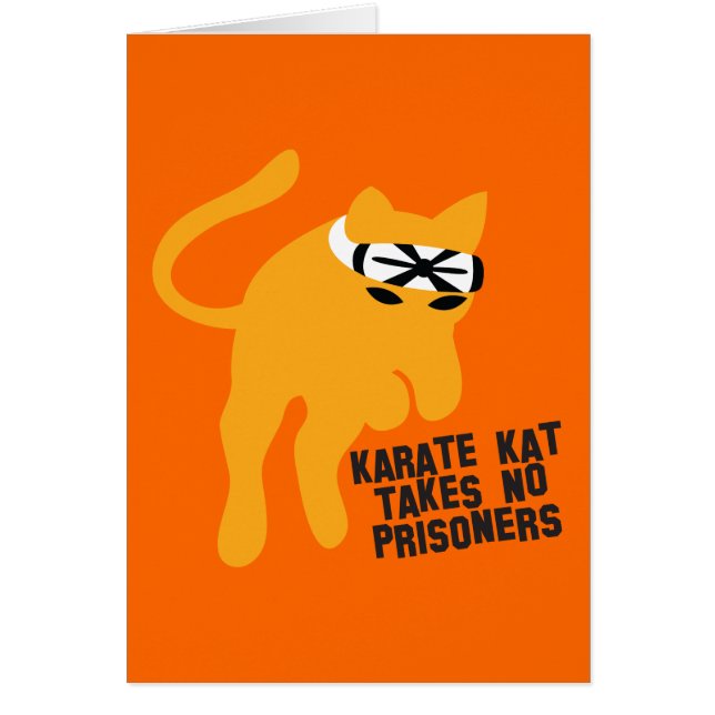 Karate KAT (cat) takes no prisoners (Front)