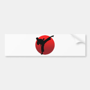 KARATE keri Bumper Sticker