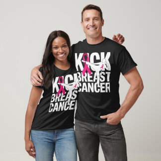 Karate Kick Breast Cancer T-Shirt