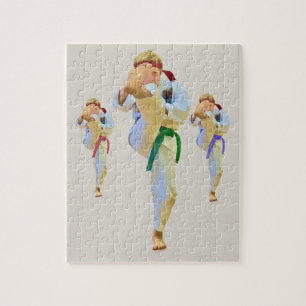 Karate Kicking Puzzle