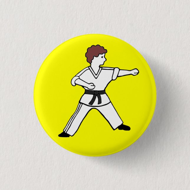 Karate Kid 15 Button (Front)