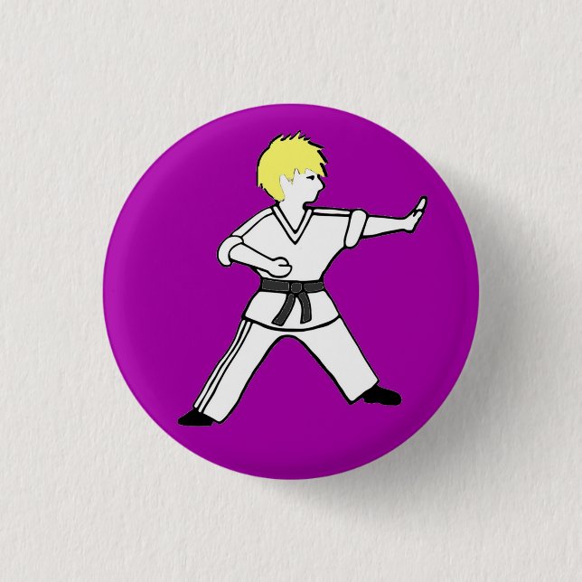 Karate Kid 7 Button (Front)