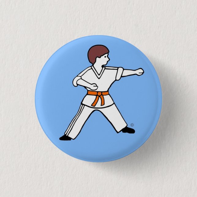 Karate Kid 9 Button (Front)