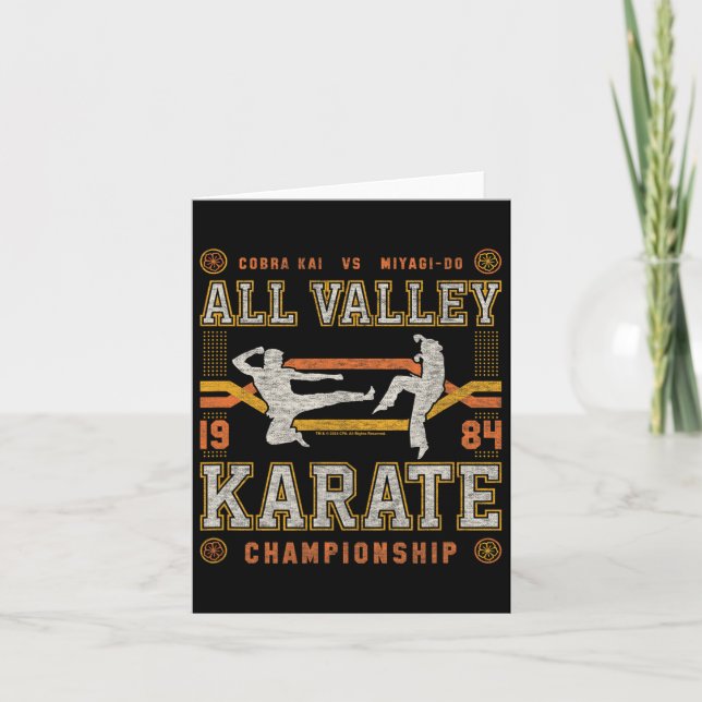 Karate Kid - All Valley Championship  Card (Front)