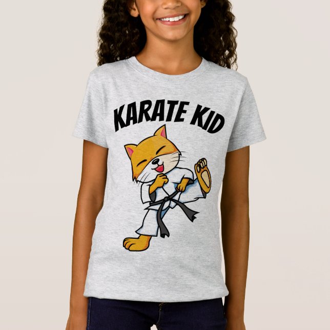 KARATE KID KIDS CAT T-SHIRTS (Front)