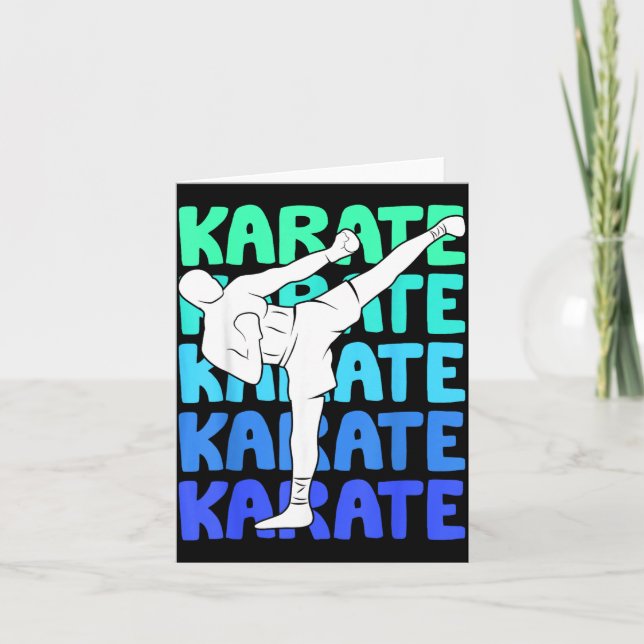 Karate Kids Boys Card (Front)