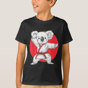 Karate Koala Motif Taekwondo Jiu-Jitsu MMA T-Shirt