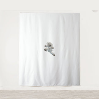 Karate Komondor – Fluffy Fighter Dog Tapestry