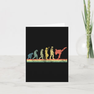 Karate Kung Fu Material Arts  Card