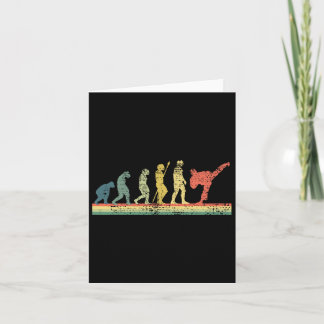 Karate Kung Fu Material Arts Card