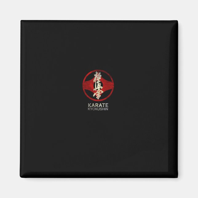 Karate Kyokushin Pullover Hoodie  Magnet (Front)